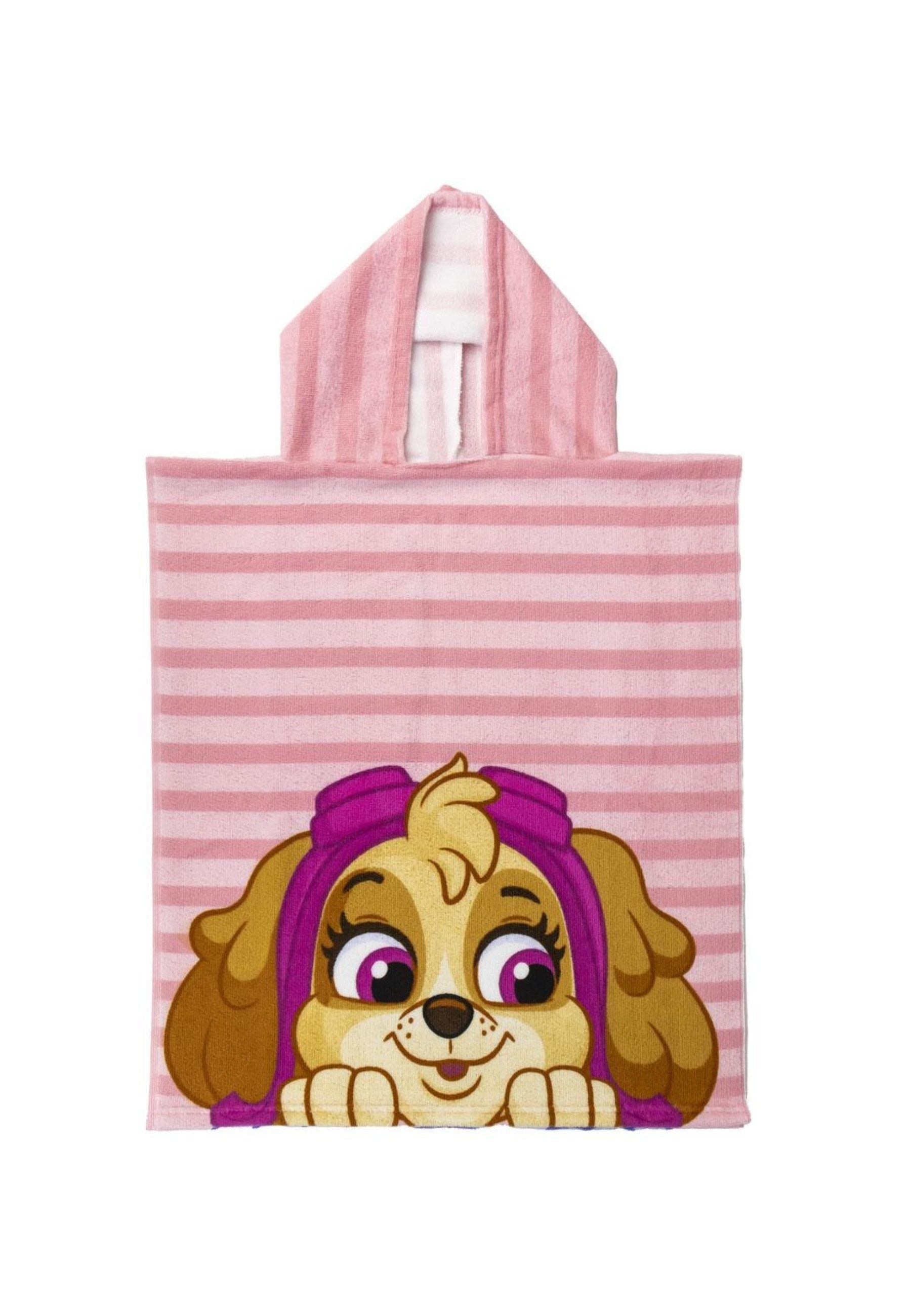 Disney Badeponcho Poncho aus Polyester – Paw Patrol Skye, 100% Polyester