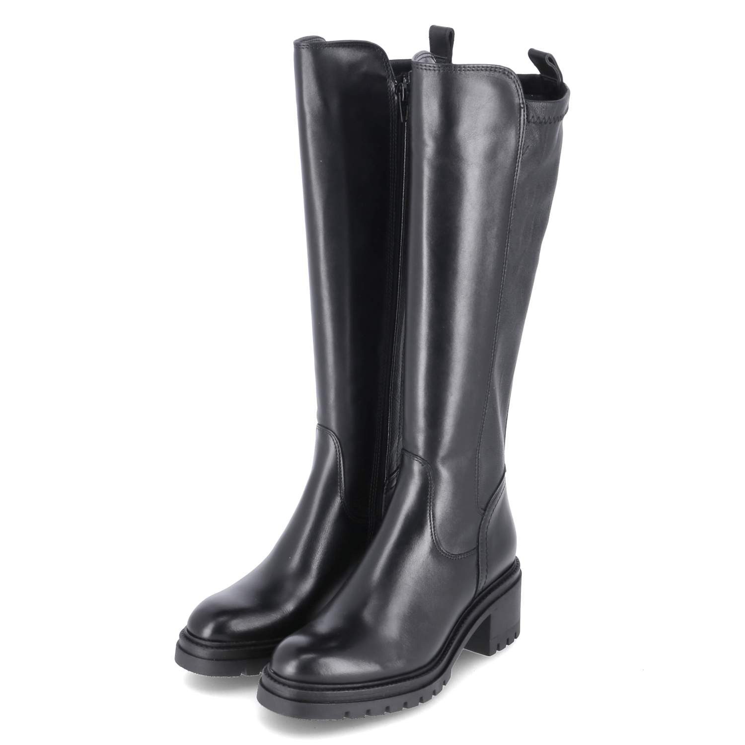 Tamaris Tamaris 1-25505-45/001 Damen Leder und Synthetik schwarz Stiefel günstig online kaufen