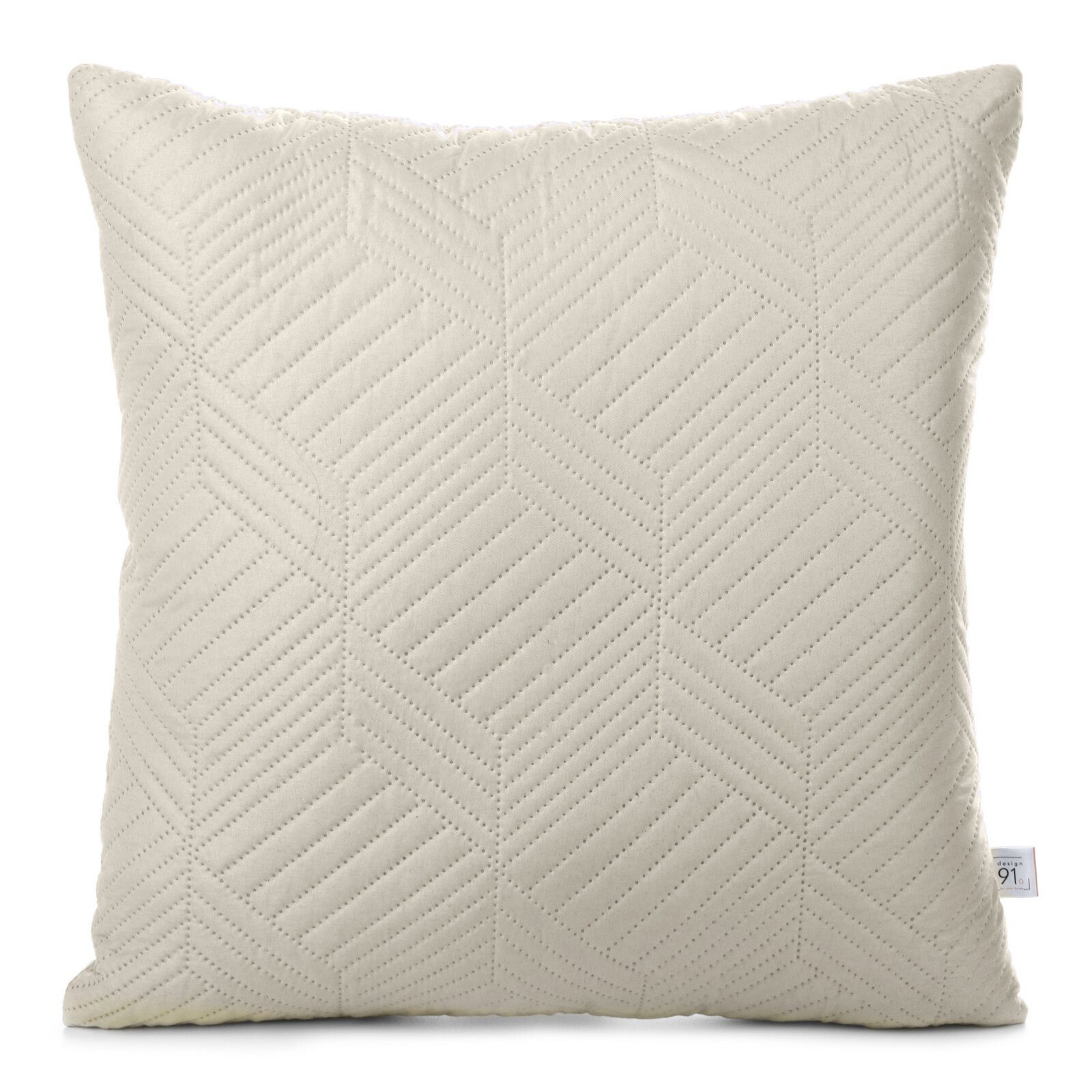 Design91 Kissenbezüge BONI, Gesteppte Sofakissen Kissenhülle günstig online kaufen