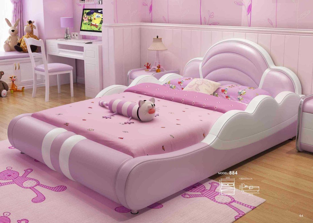 JVmoebel Bett, Kinderzimmer Bett Mädchen Ліжка Schlafzimmer Design Doppelbett