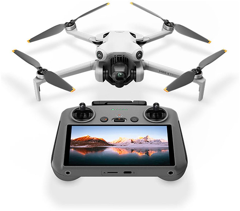 DJI Mini 4 Pro Drohne (4K Ultra HD, DJI RC 2 Fernsteuerung)