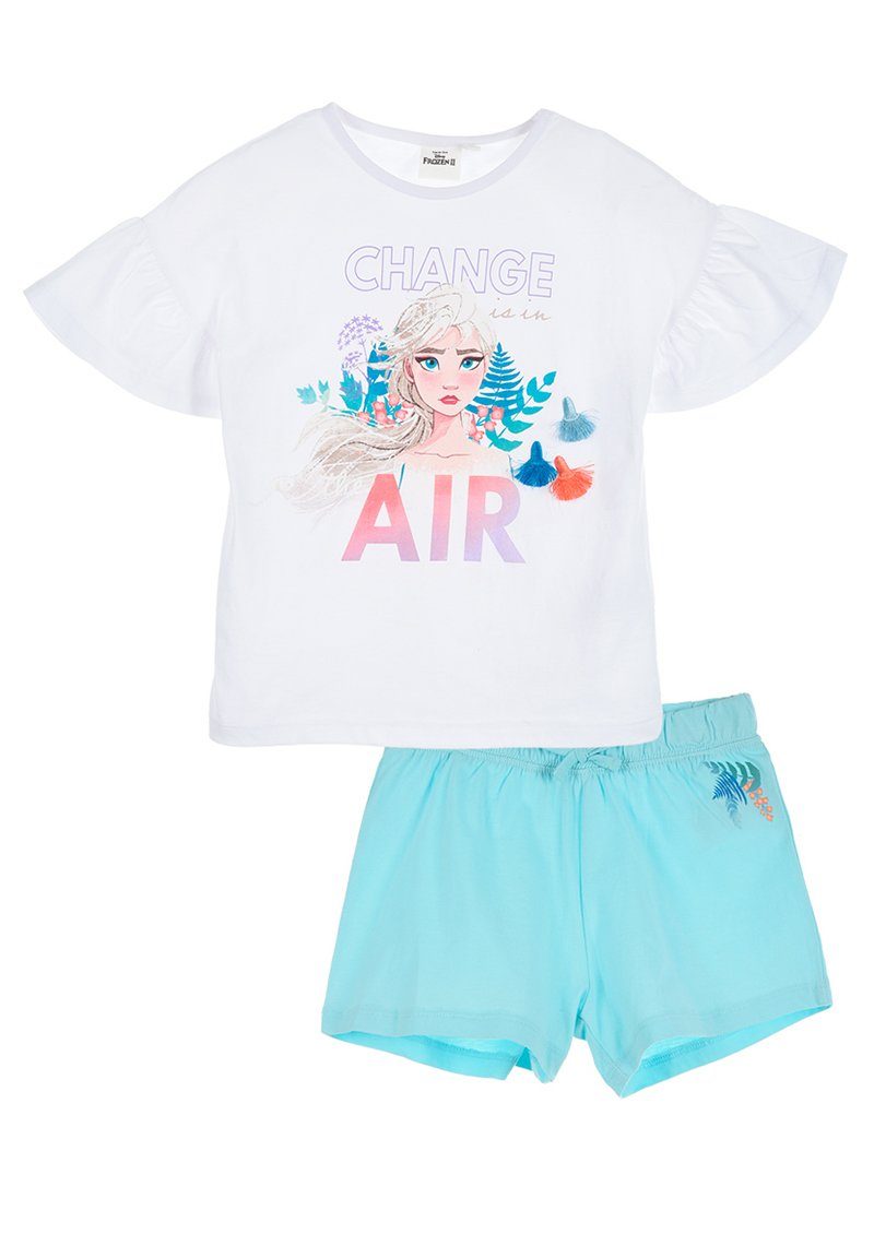 Disney Frozen T-Shirt & Shorts Bekleidungs-Set Eiskönigin Elsa