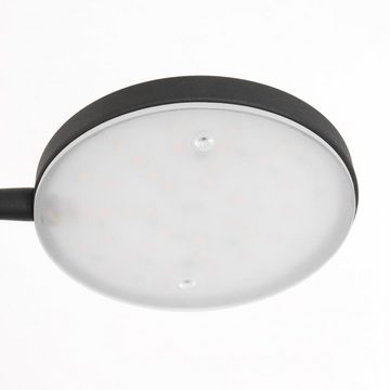 Mexlite LED Außen-Stehlampe LED Stehleuchte Platu in Schwarz 10W 900lm, keine Angabe, Leuchtmittel enthalten: Ja, fest verbaut, LED, warmweiss, Stehlampe, Standlampe