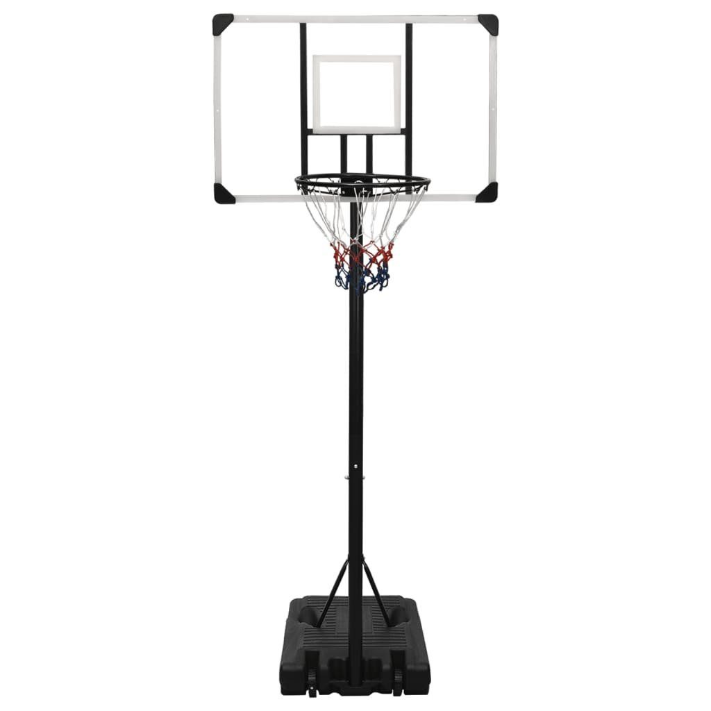 Polycarbonat Transparent vidaXL Basketballkorb Basketball Korb Basketballständer 256-361 cm