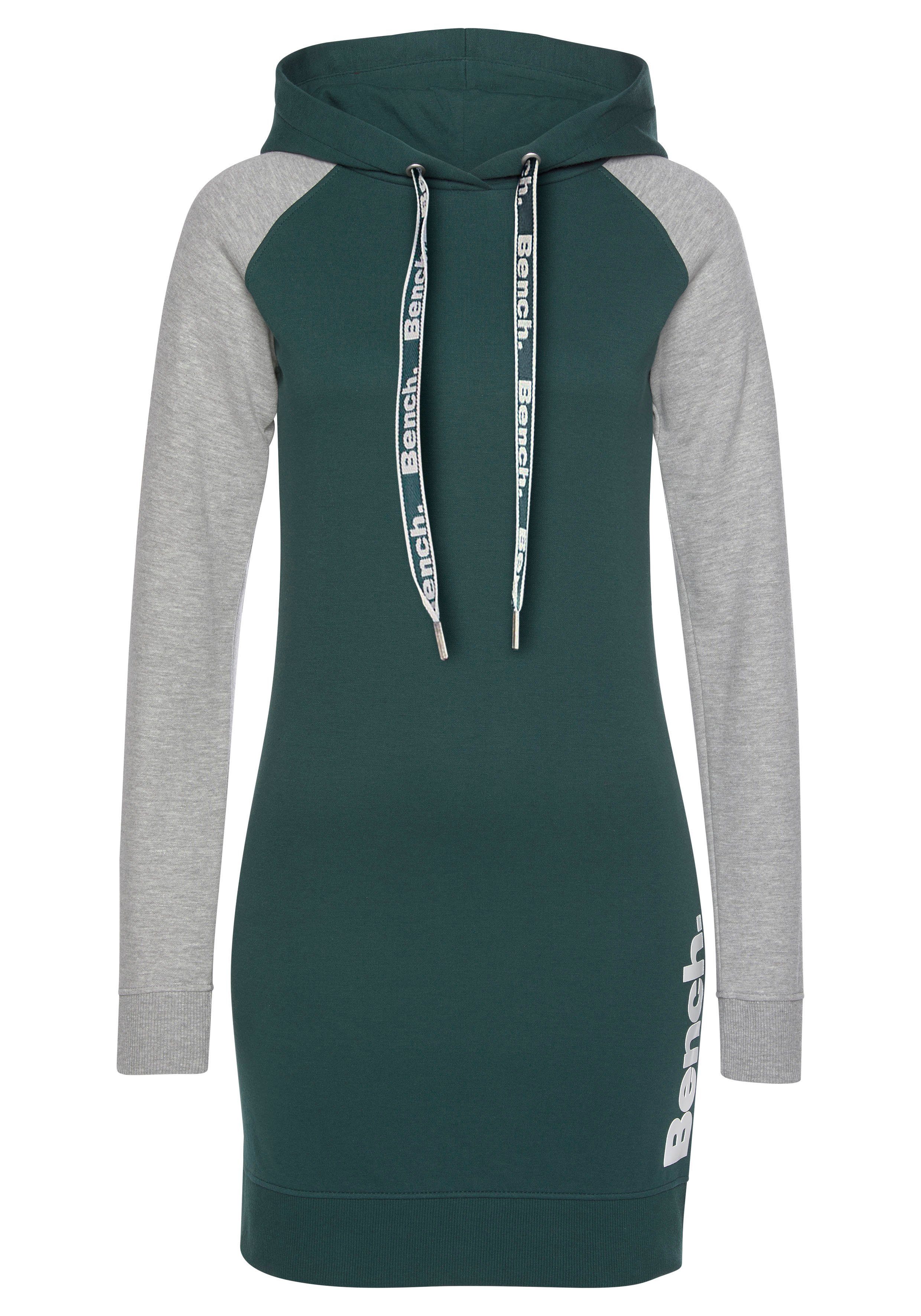 Bench. Loungewear Sweatkleid mit Kapuze und farblich abgesetzten Ärmeln, Loungewear – Bild 2 von 5