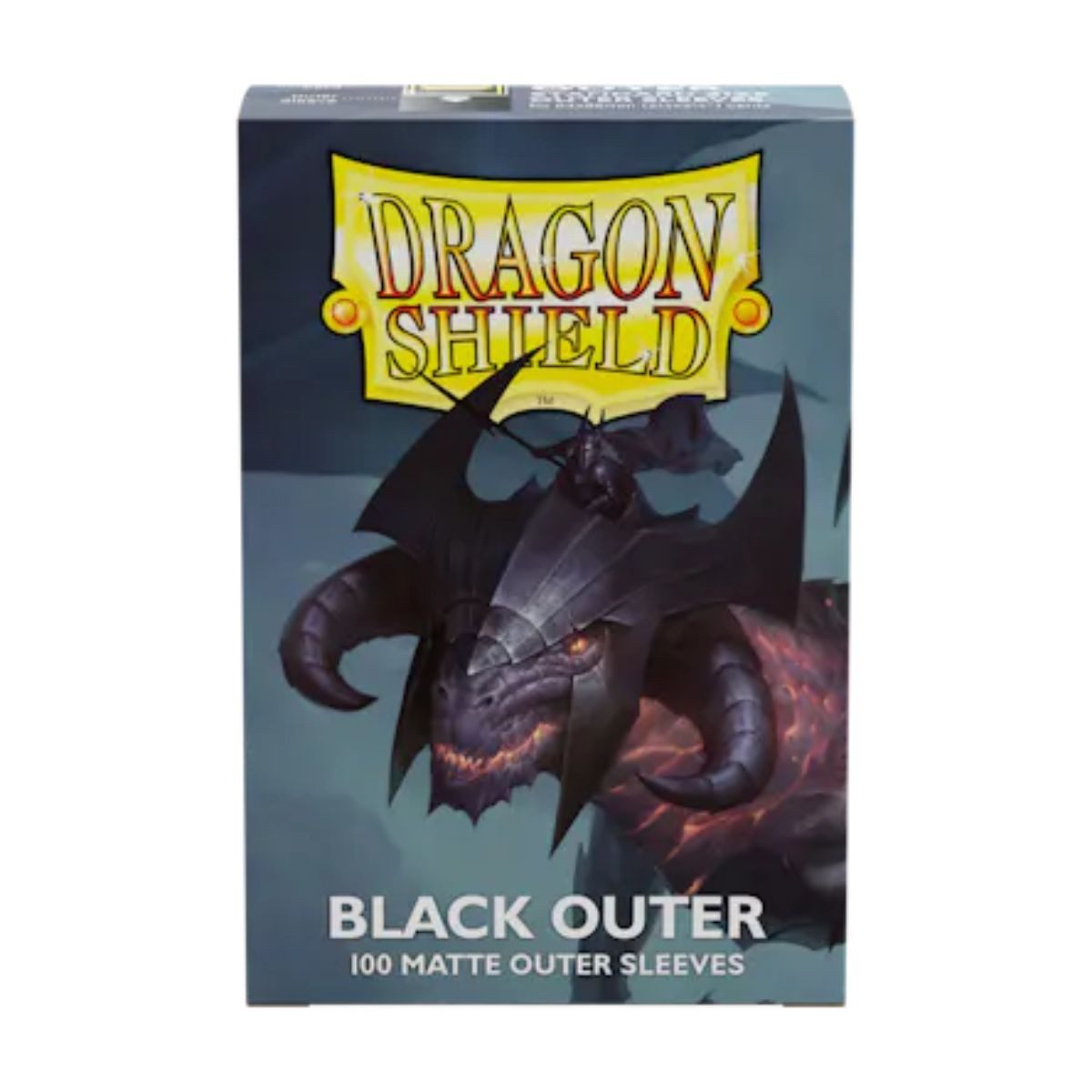 Dragon Shield Sammelkarte Standard Size Matte Outer Sleeves - Black (100)