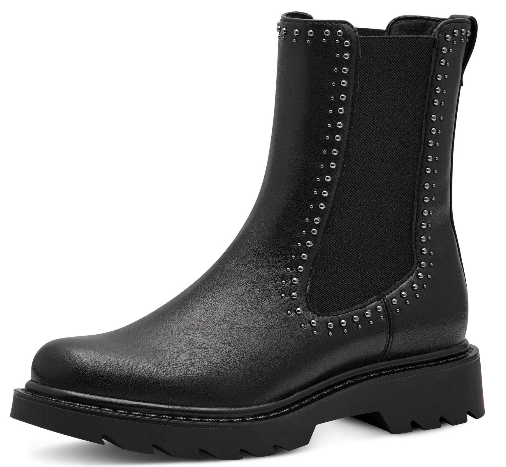 1-25465-43 001 Black Stiefelette