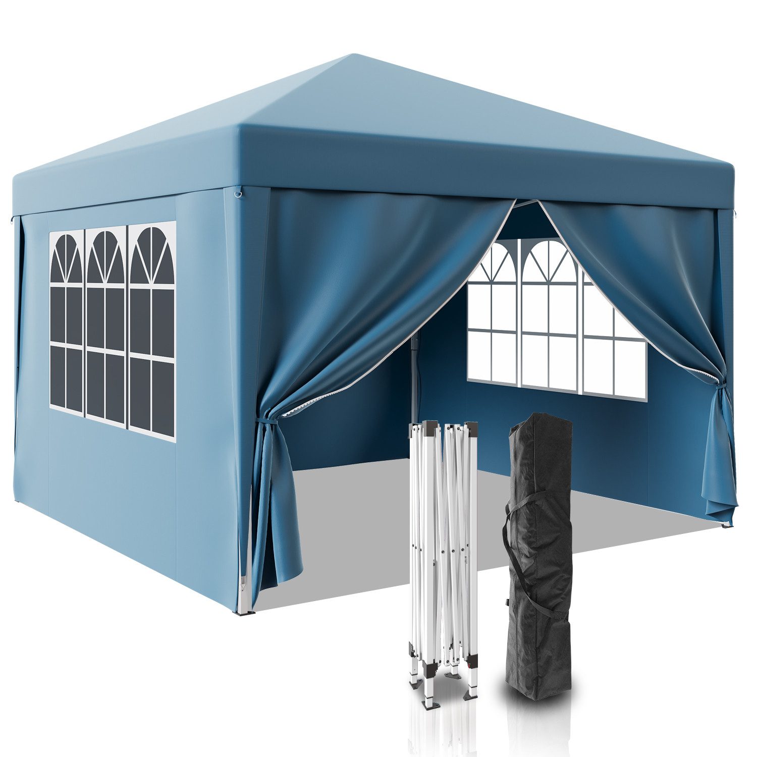GUNJI Faltpavillon Faltbare Gartenlaube 2*2/3*3 Wasserdichtes günstig online kaufen
