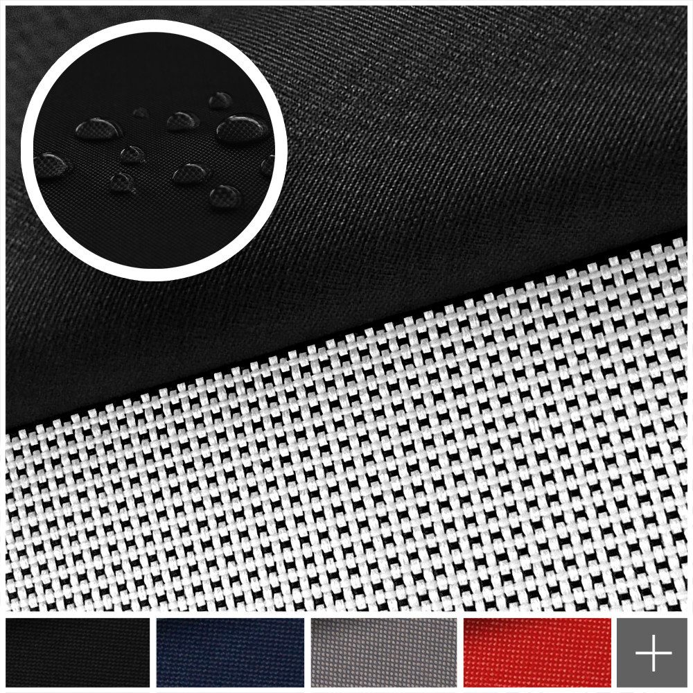 novely® Stoff OXFORD 2000D - Wasserdichter Polsterstoff - Möbelstoff mit PVC-Beschic, Extrem Robust, Wassrerabweisend, Meterware, 1lfm
