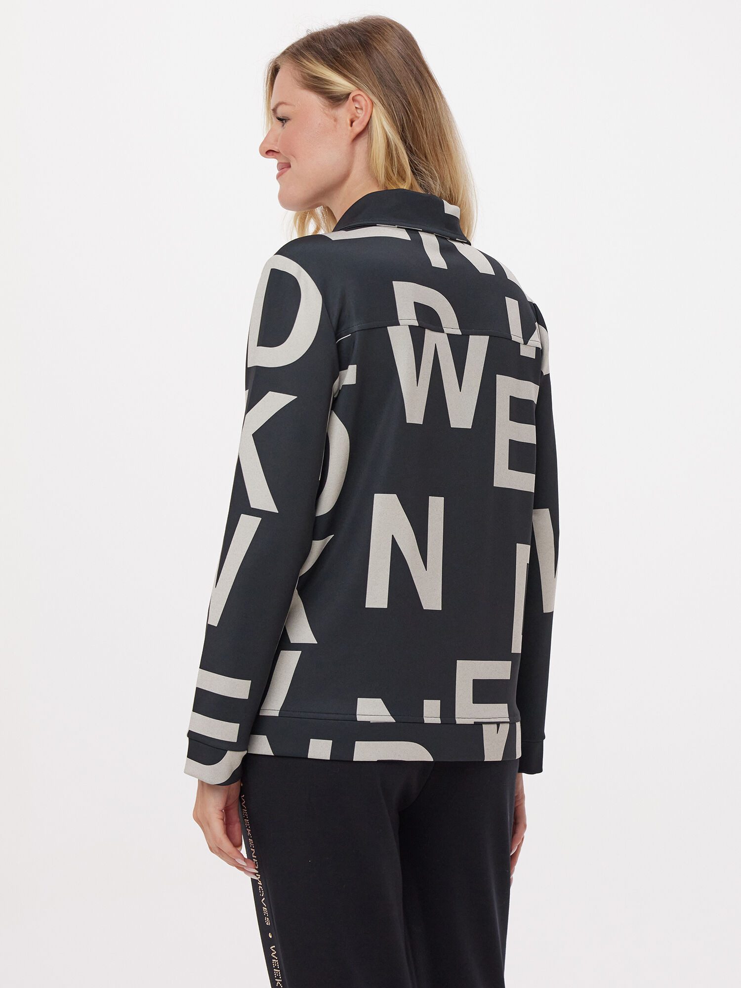 MONACO blue WEEKEND Jackenblazer Hemdjacke Figurumspielend mit Alloverdruck günstig online kaufen