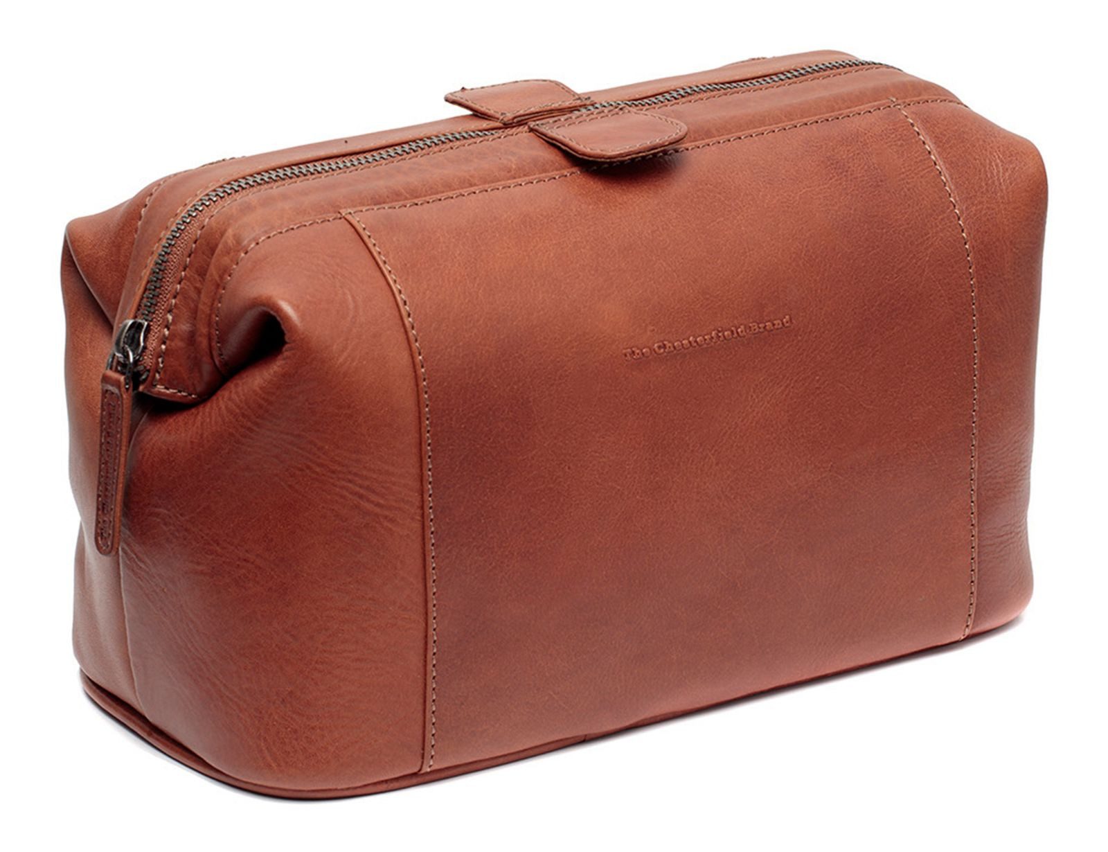 The Chesterfield Brand Kulturbeutel Washbag, aus echtem Rindsleder