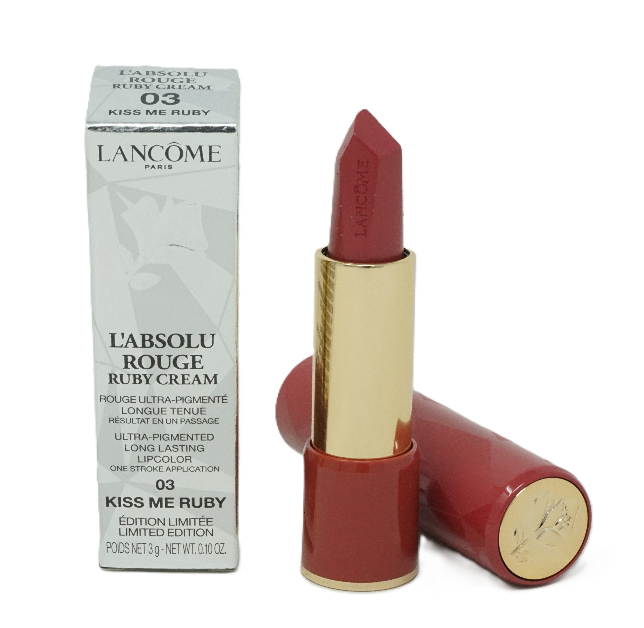 LANCOME Lippenstift Lancome L'Absolu Rouge Ruby Cream Lipcolor 03 Kiss Me Ruby 3g