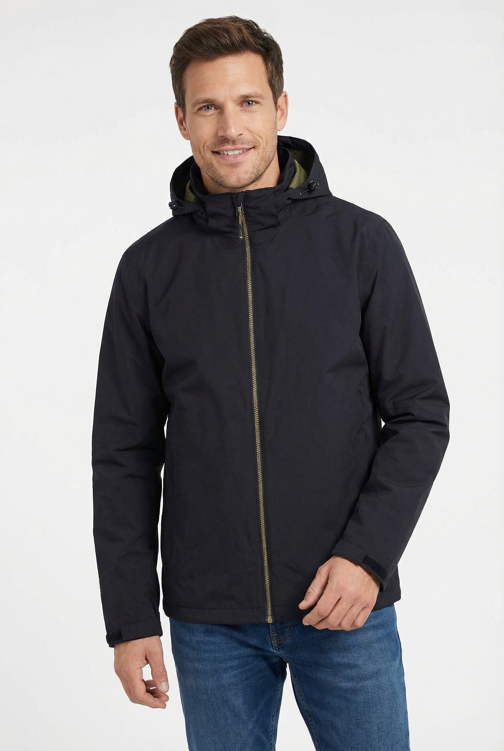 Killtec Outdoorjacke KOS 190 MN JCKT (1-St) mit regulierbarer, abnehmbarer Kapuze, atmungsaktiv