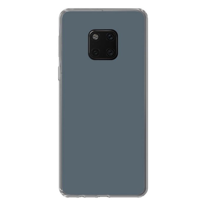 MuchoWow Handyhülle Farben - Blau - Innen Handyhülle Huawei Mate 20 Pro Handy Case Silikon Bumper Case