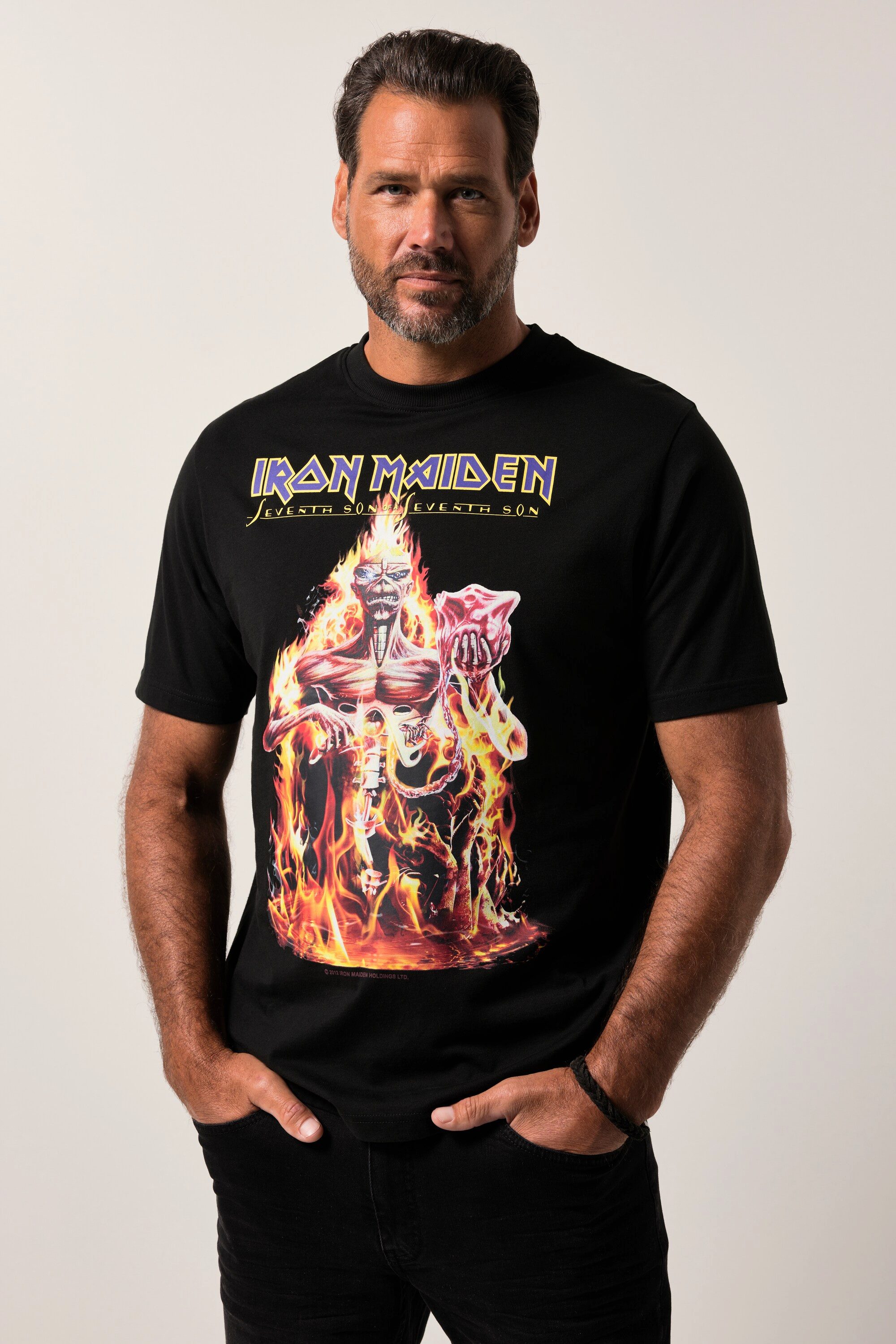 JP1880 T-Shirt JP1880 T-Shirt Bandshirt Halbarm günstig online kaufen