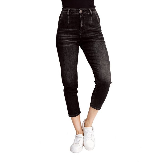 Zhrill 7/8-Jeans Jeans ELSIE Black angenehmer Tragekomfort