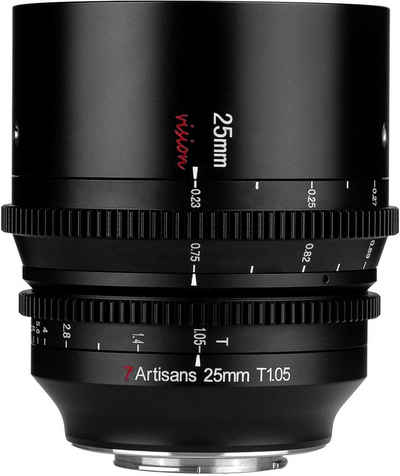7Artisans Vision 25mm T1.05 Fuji X Zoomobjektiv