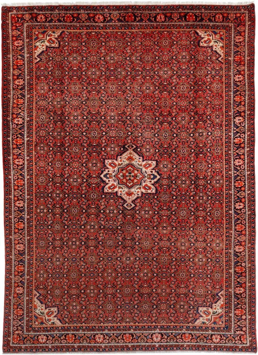 Orientteppich Hosseinabad 266x364 Handgeknüpfter Orientteppich / Perserteppich, Nain Trading, rechteckig, Höhe: 12 mm