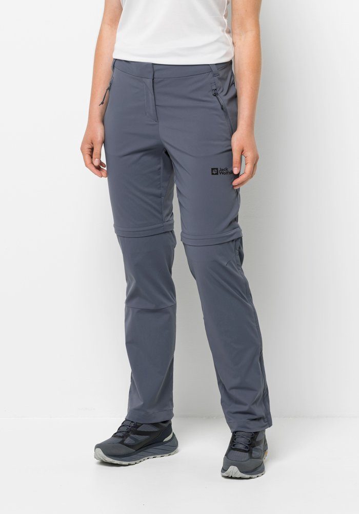 Jack Wolfskin Zip-off-Hose GLASTAL ZIP OFF PANTS W dolphin | Zip-off-Hosen