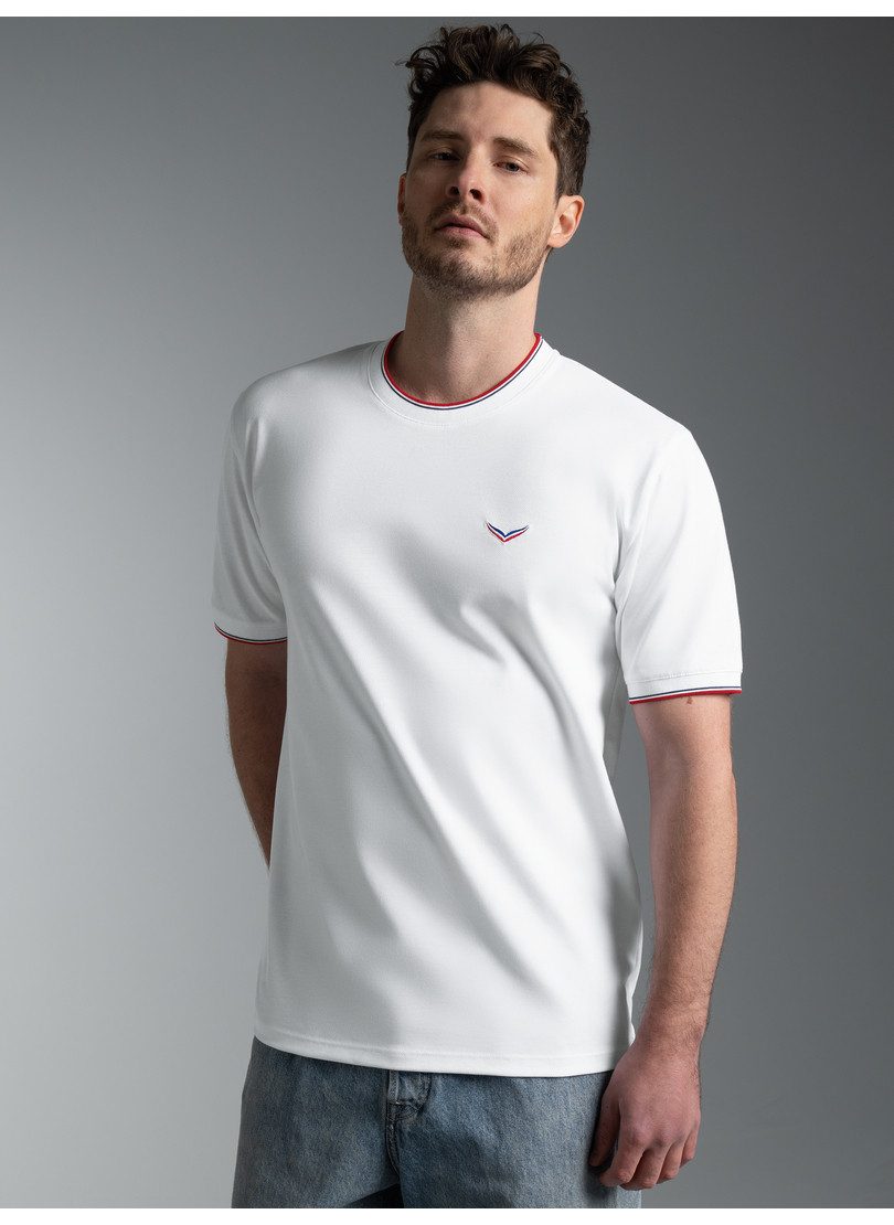 Trigema T-Shirt TRIGEMA T-Shirt in Piqué-Qualität (1-tlg)