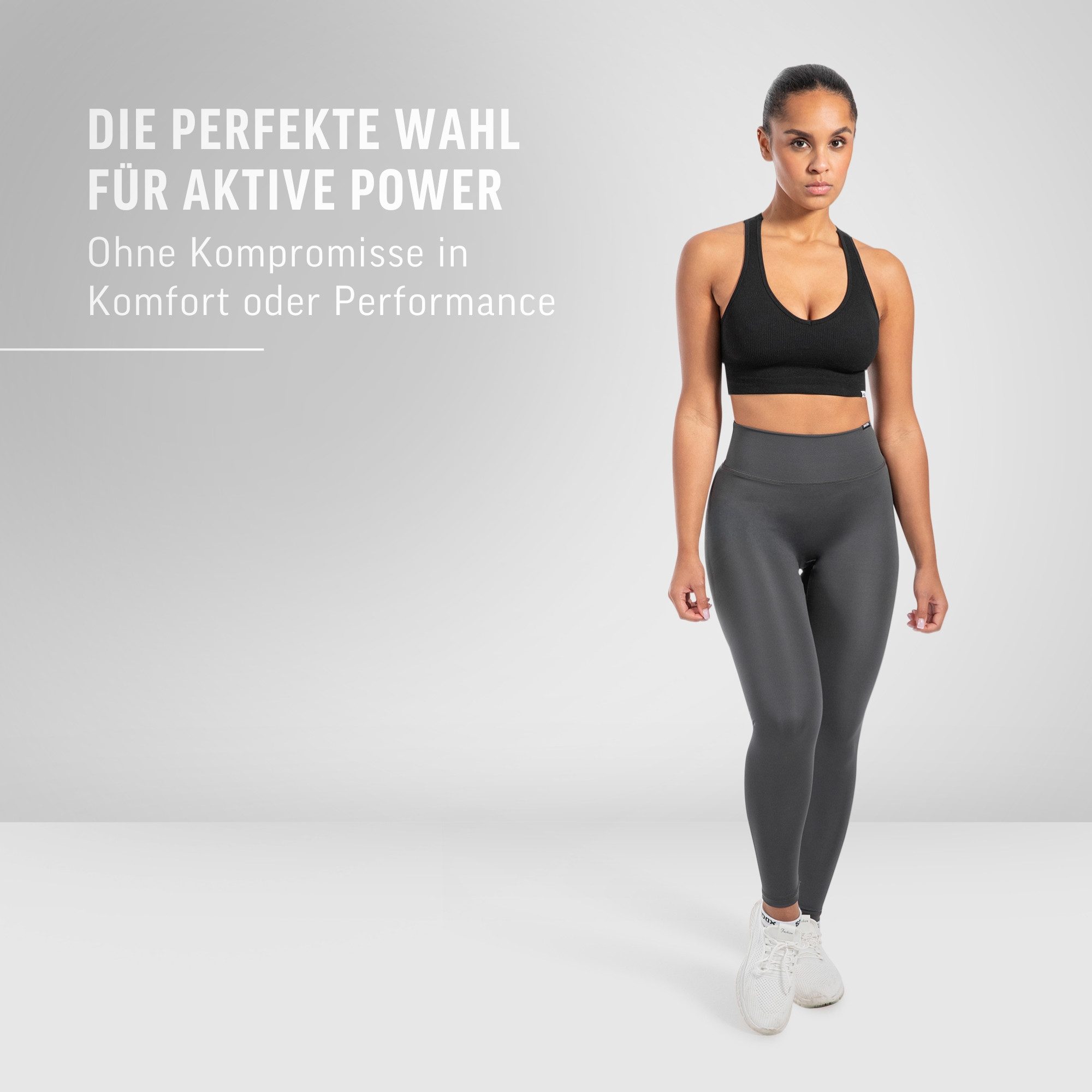 Smilodox Leggings Selina, High Waist Shaped Fit Yogahose, elastisches Material Blickdichte Push-Up Yoga Leggings, elastisch, seamless, Workout Gym