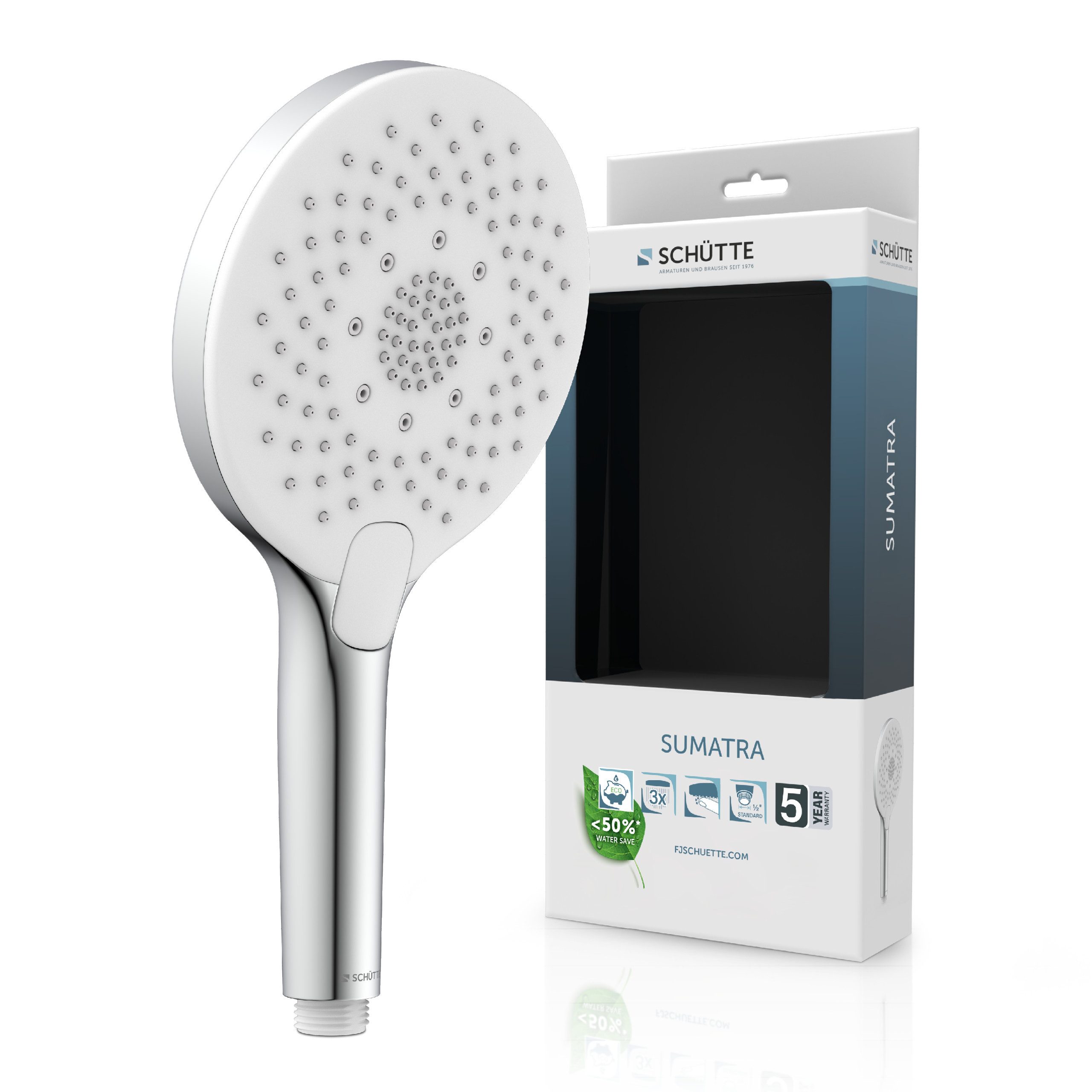 Schütte Handbrause SUMATRA, 3-fach verstellbar, mit Antikalknoppen, wassers günstig online kaufen