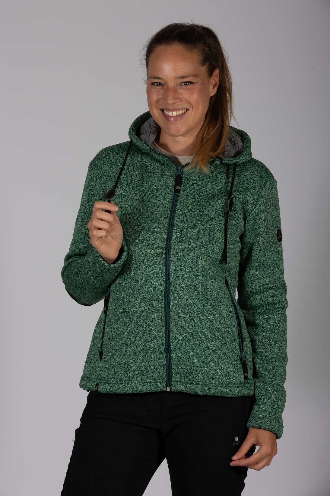 Maul Funktionsjacke Chieming - Strickfeecejacke+Ka PETROL günstig online kaufen