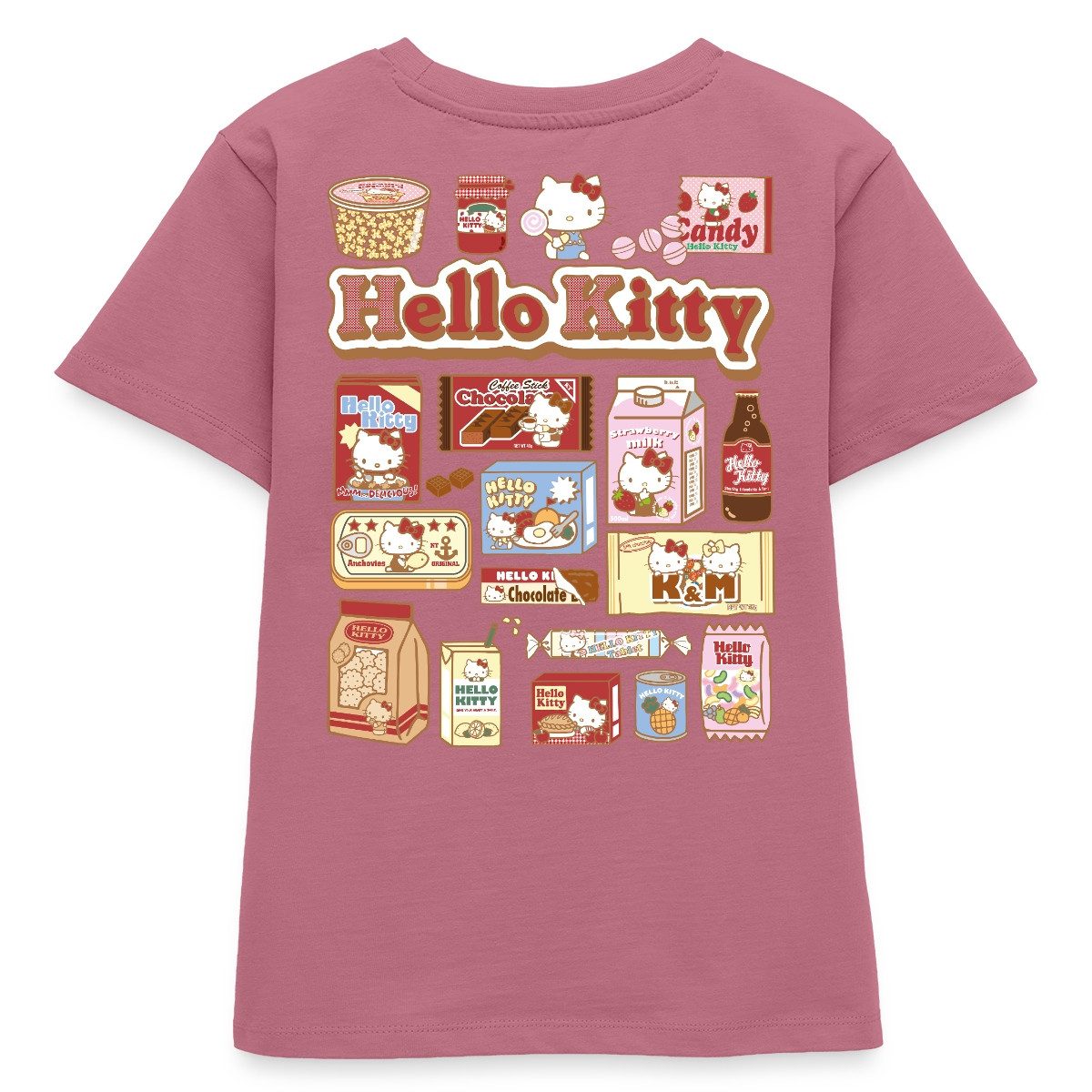 T-Shirt Hello Kitty Snack Collage Kinder Premium T-Shirt