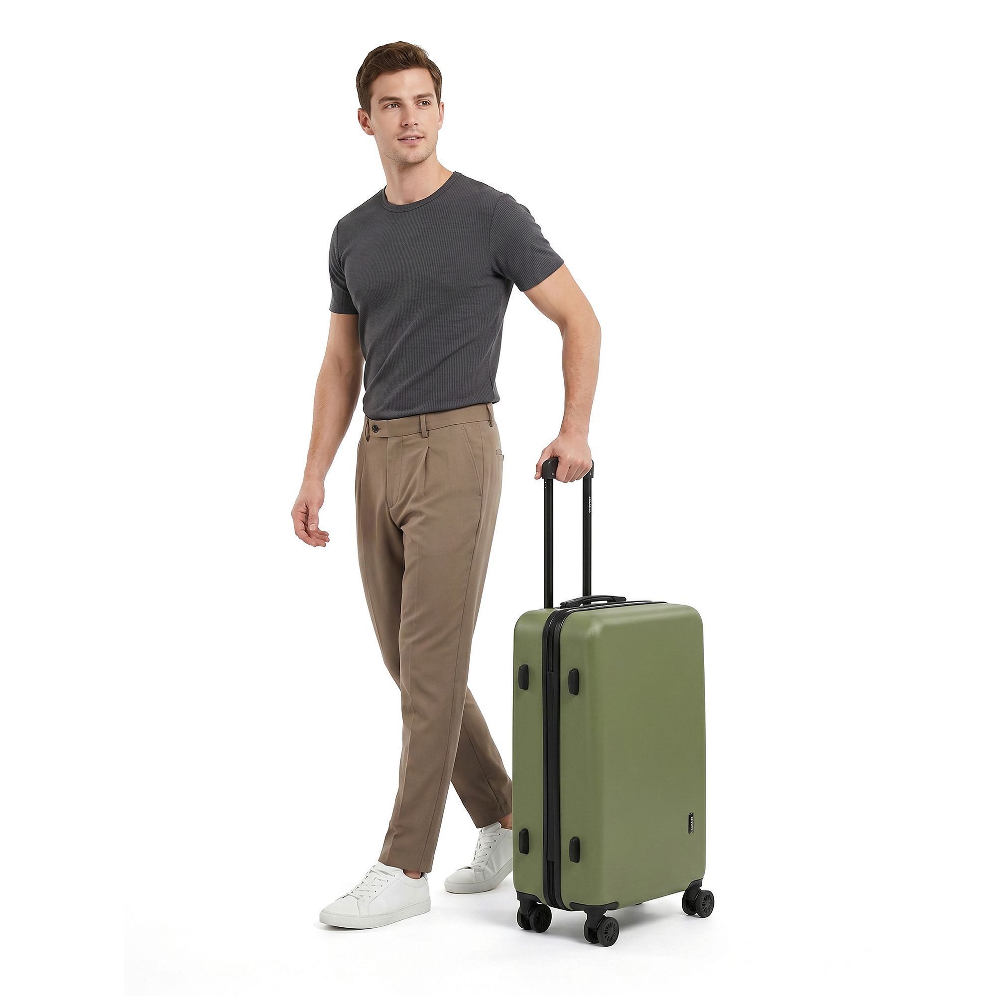 Redolz Hartschalen-Trolley Essentials 09, 4 Rollen, ABS