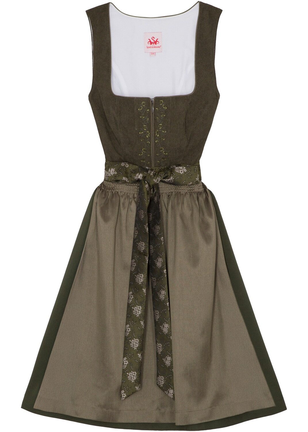 Spieth & Wensky Dirndl Midi Dirndl günstig online kaufen