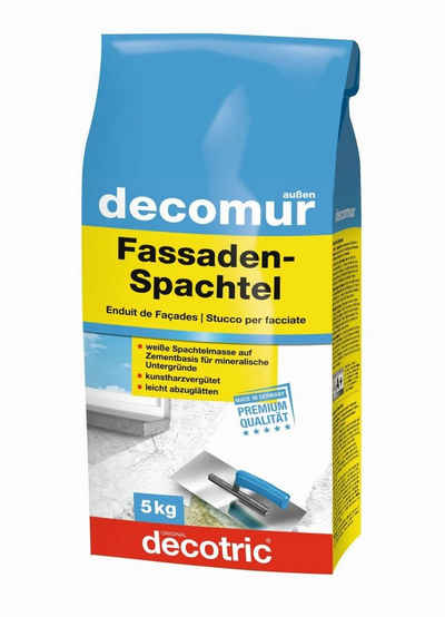 decotric® Spachtelmasse Decotric Decomur Fassadenspachtel Außen 5 kg