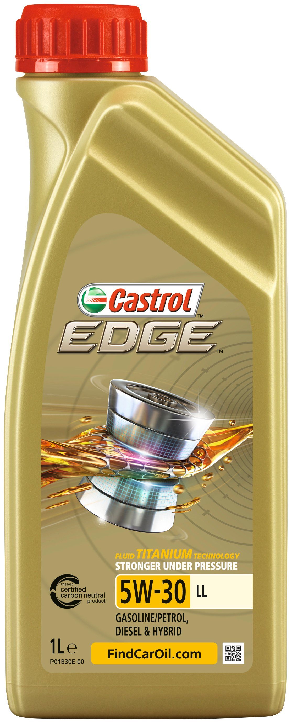 Castrol Motoröl EDGE 5W-30 LL, 1 Liter, für PKW
