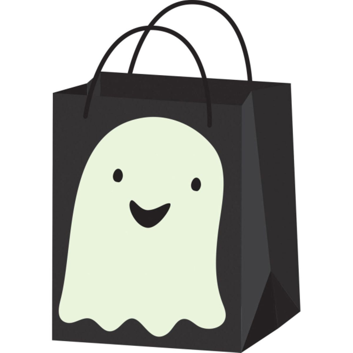 Kostüm Happy Halloween Papiertasche 'Kleiner Geist' - 16