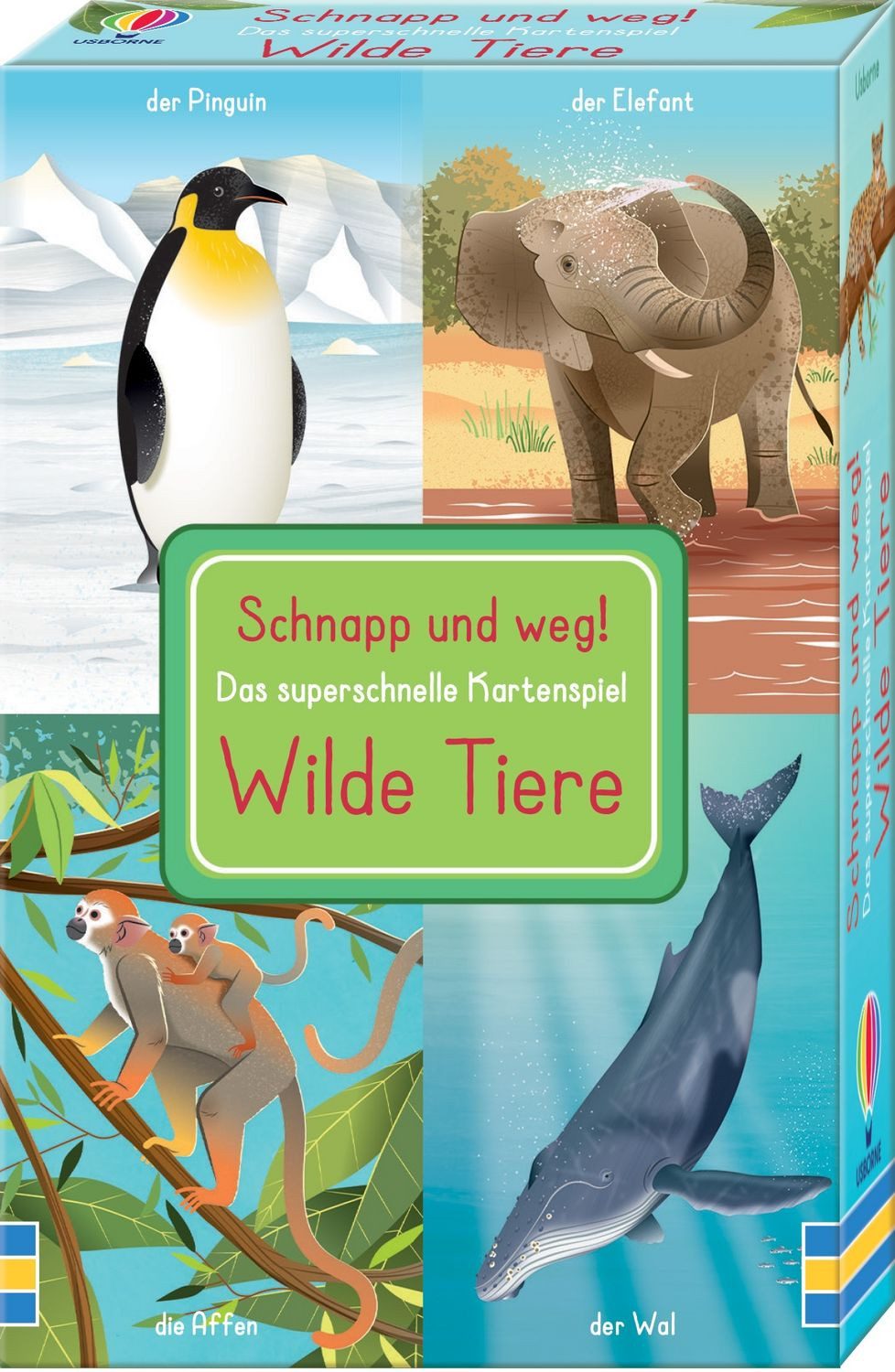 Schnapp und weg! Das superschnelle Kartenspiel: Wilde Tiere / Fiona Watt