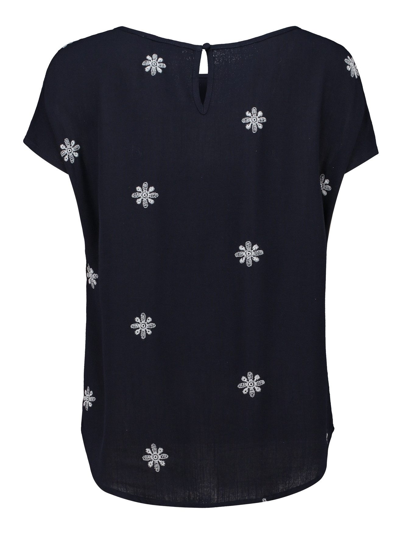 HaILY’S T-Shirt SS V TP Fa44rine, navy/offwhite flower