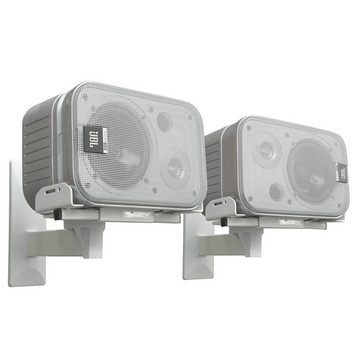 Drall Instruments BH5W Lautsprecher-Wandhalterung, (2-tlg., 2 x Universal Wandhalter für Lautsprecher Boxen schwenkbar und neigbar)