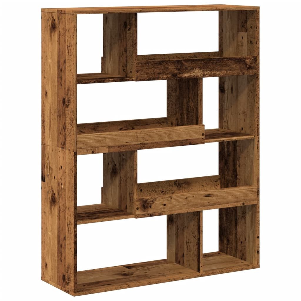 vidaXL Bücherregal Raumteiler Altholz-Optik 100x33x125,5 cm günstig online kaufen