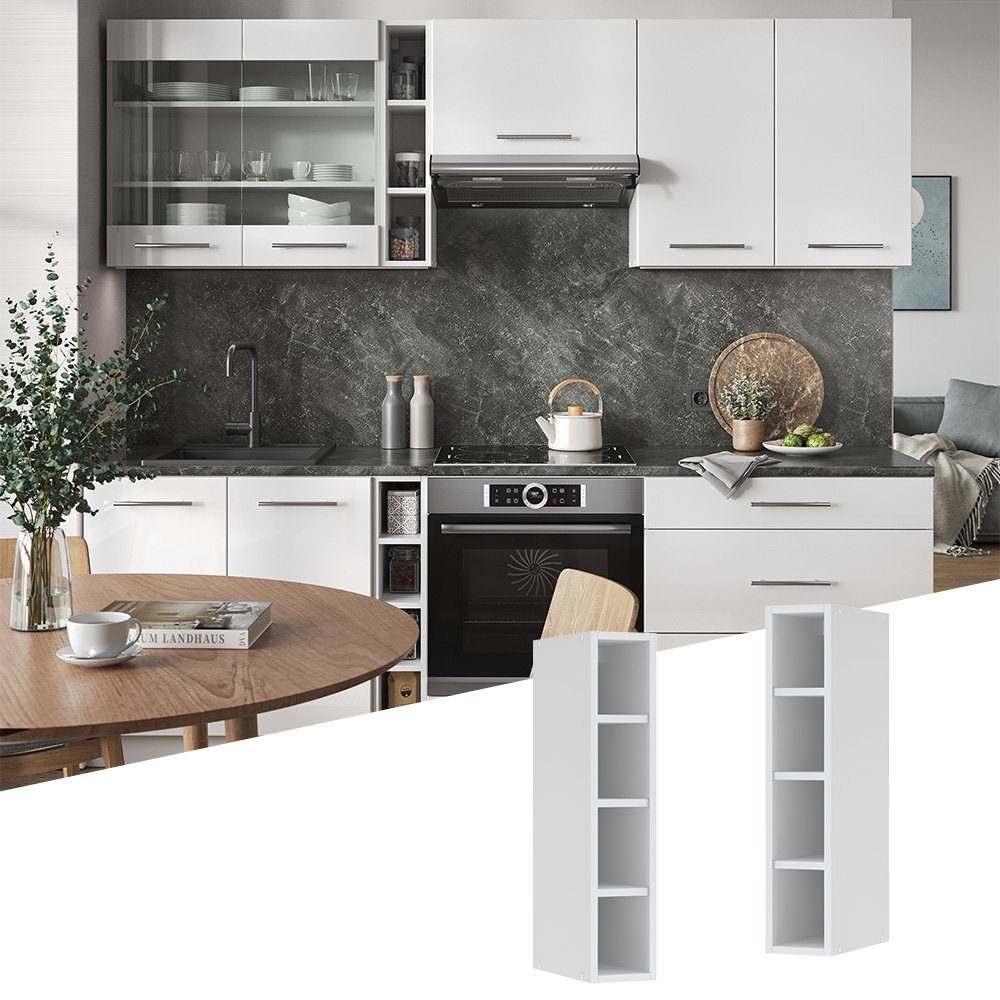 Vicco Hängeschrank Fame-Line, Weiß/Weiß, 15 cm günstig online kaufen