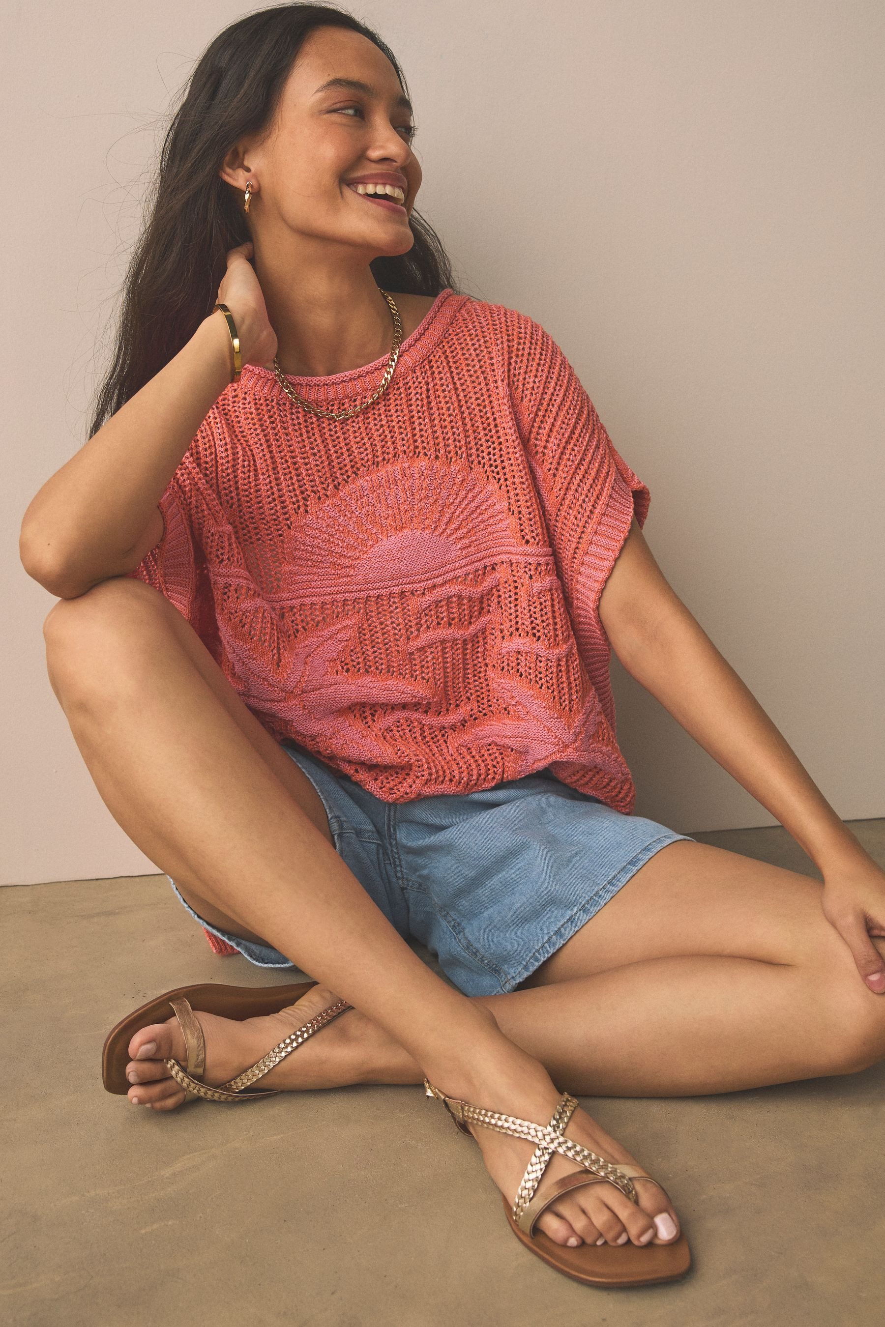 Next Pullunder Gestrickter Tank-Cover-up (1-tlg)