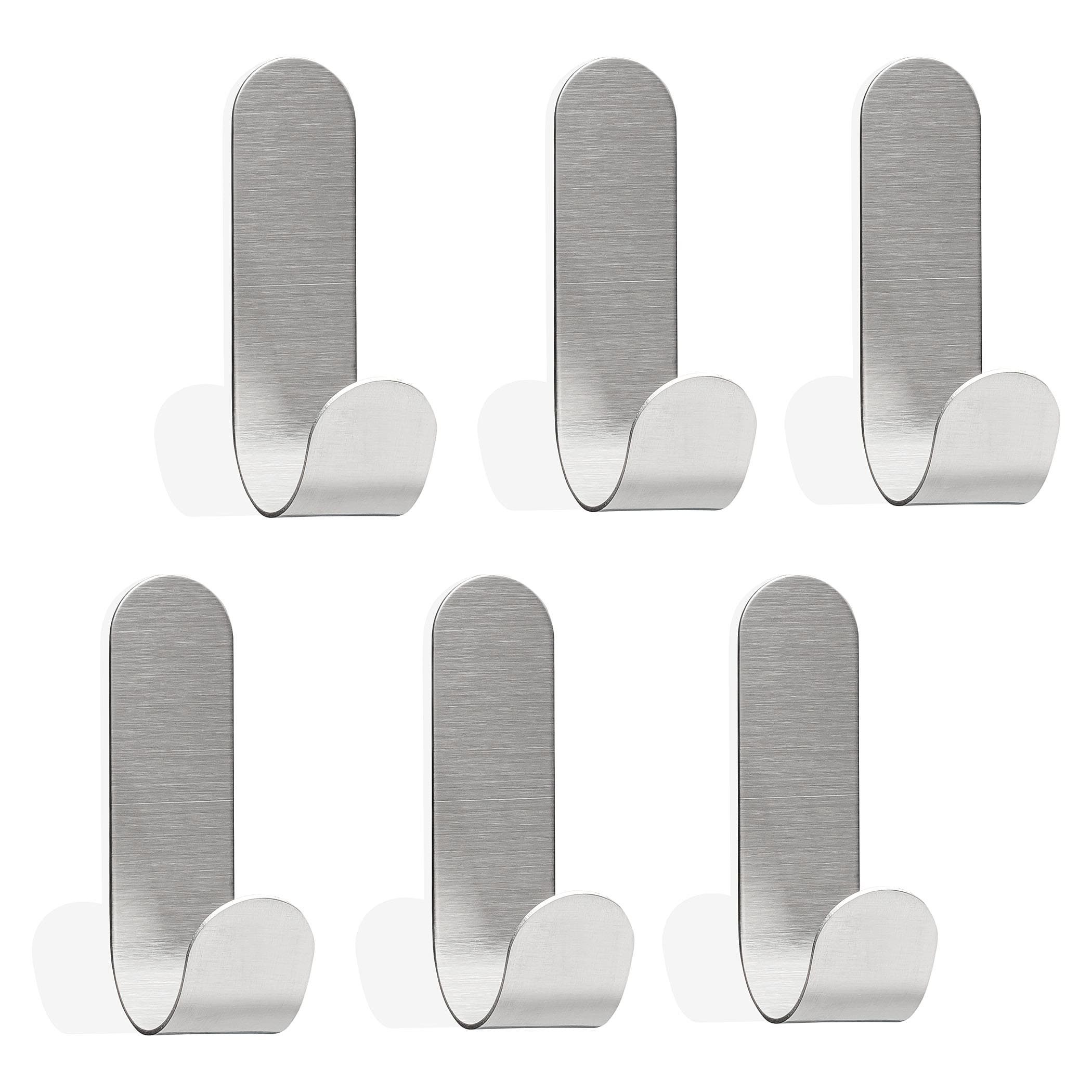 SEBSON Handtuchhalter Wandhaken Edelstahl - 6x klebende Haken Badezimmer, K günstig online kaufen