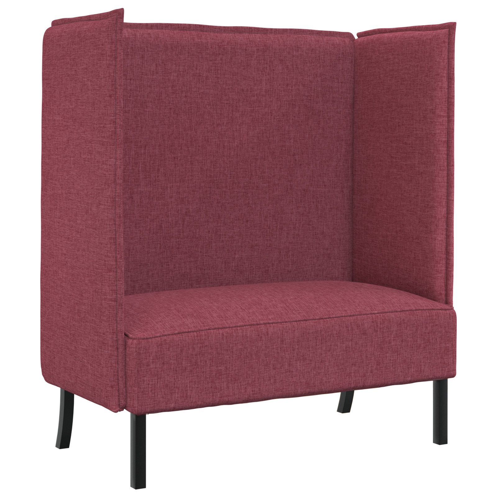 vidaXL Sofa Hochlehner Sofa Burgunderrot 109x56x121 günstig online kaufen