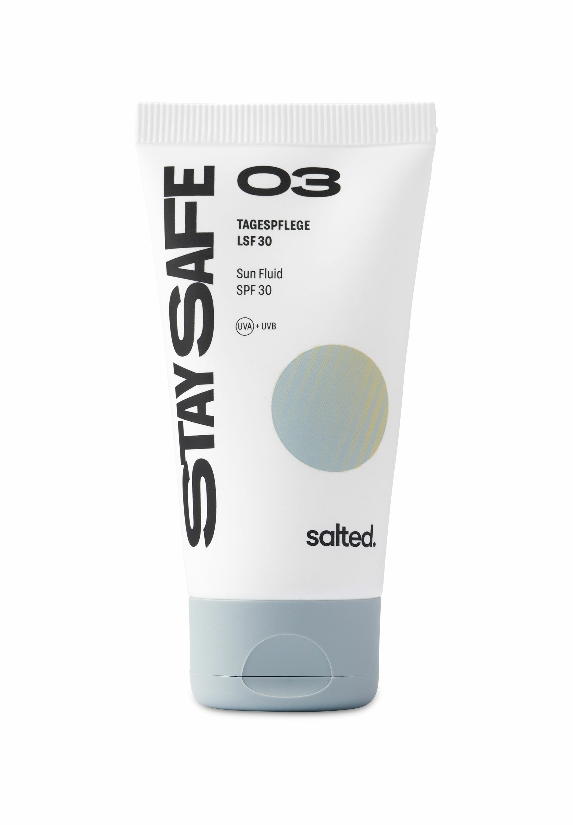 salted. Sonnenschutzcreme Pure, Tagespflege mit LSF 30