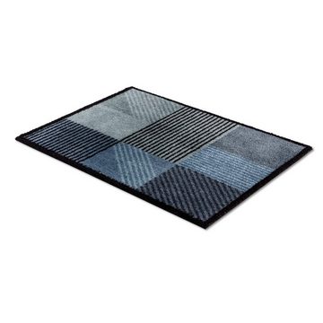 Fußmatte MANHATTEN Fußmatte, SCHÖNER WOHNEN-Kollektion, Rechteckig, Höhe: 7 mm, 50 x 70 cm in Hellblau