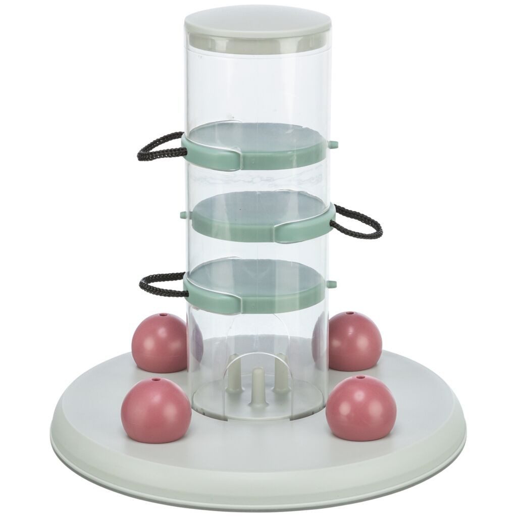 TRIXIE Tier-Intelligenzspielzeug Gambling Tower - diverse - ø 25 × 27 cm, Kunststoff