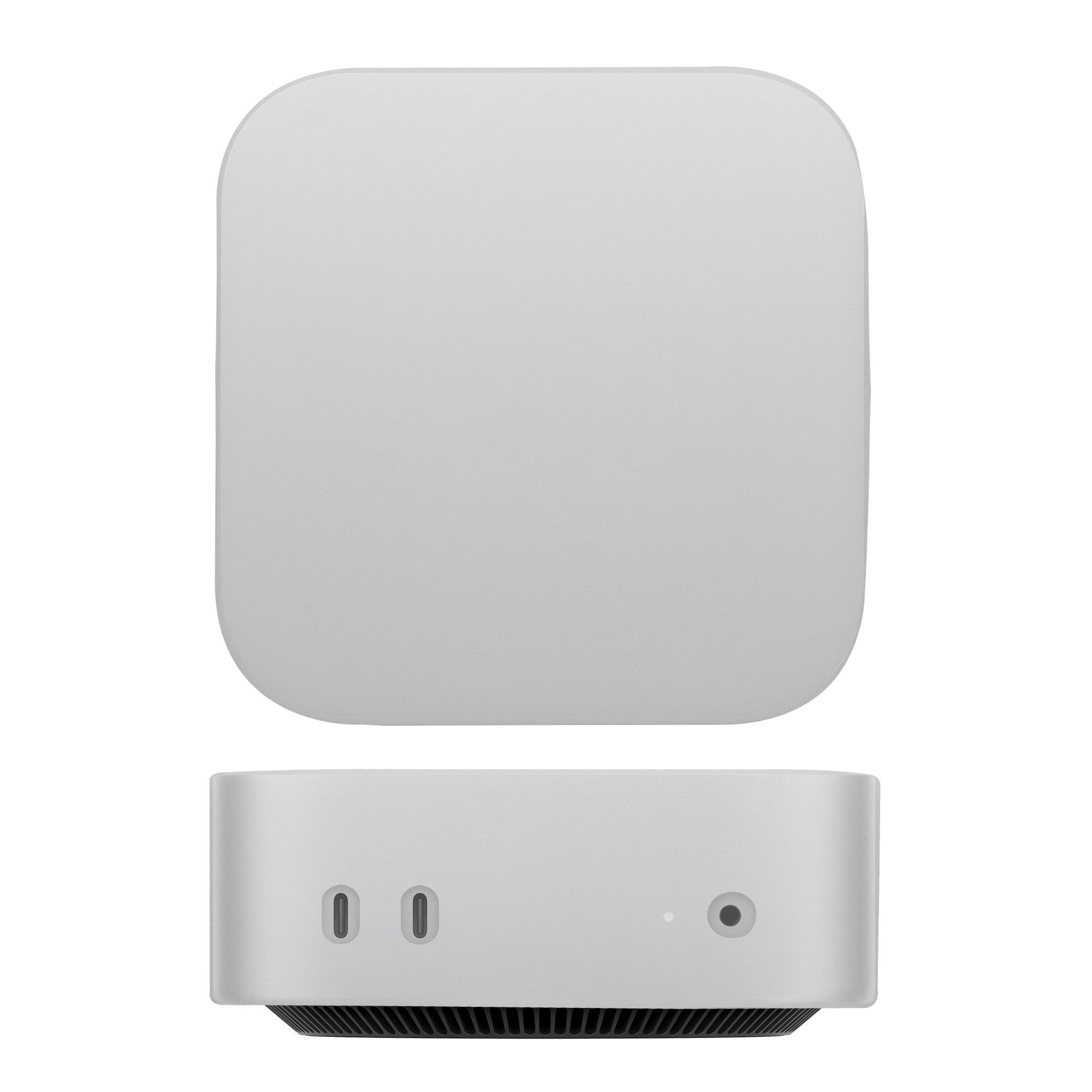 kwmobile Festplattenhülle Hülle für Apple Mac Mini M4 Pro / Mac Mini M4 Case, Tasche aus Silikon Cover - Schutzhülle in Transparent