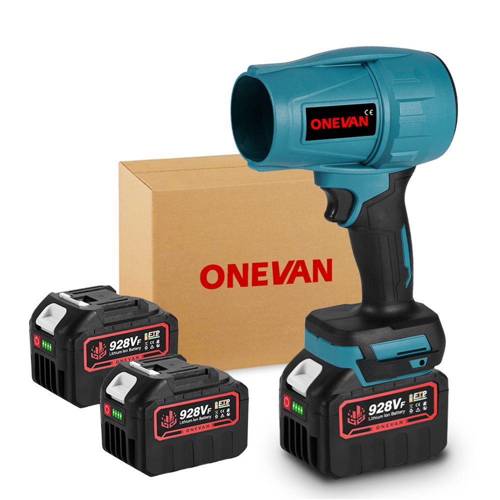 ONEVAN Akku-Laubbläser Turbo Gebläse, mit 2x günstig online kaufen