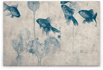 A.S. Création Leinwandbild pond, Tiere (1 St), Keilrahmen Bild Fische Asiatisch Koi
