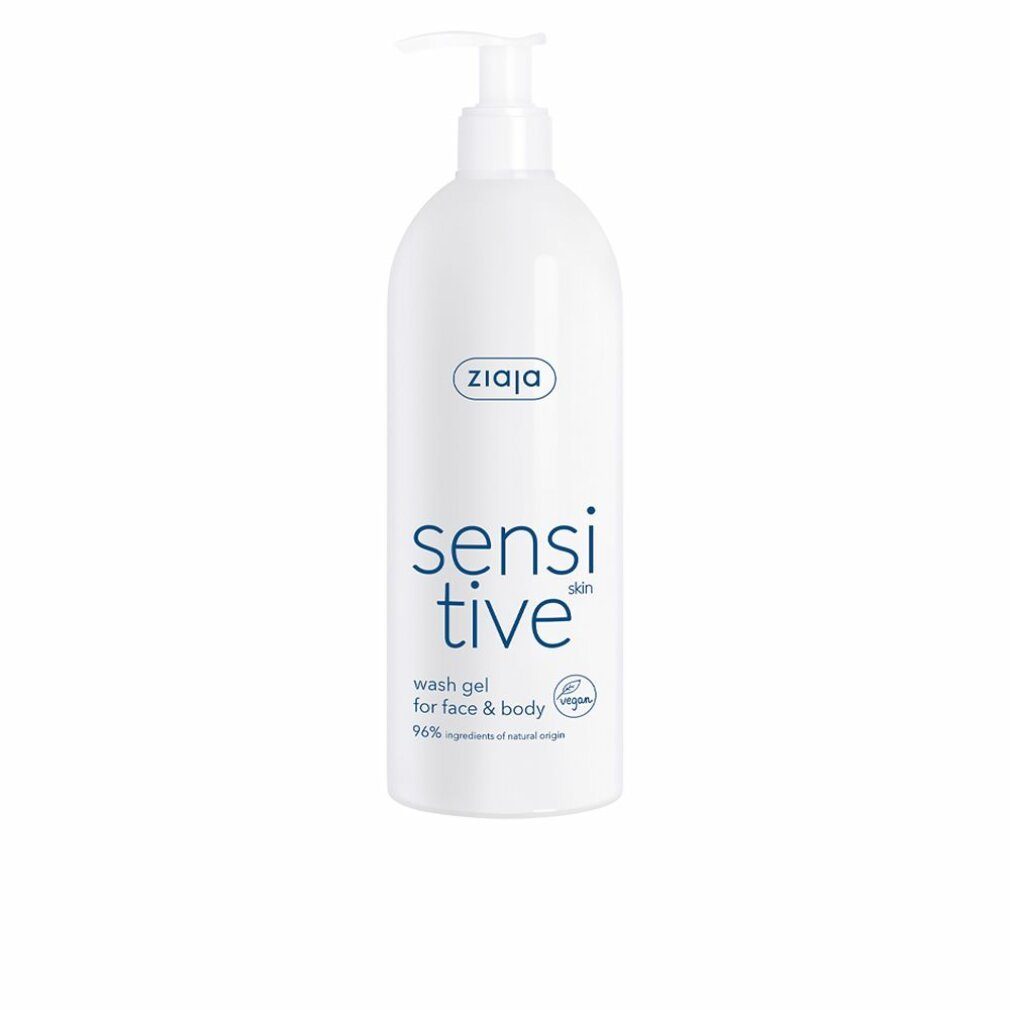 Ziaja Duschgel Sensitve Gel Limpiador Rostro y Cuerpo Para Pieles Sensible 400ml