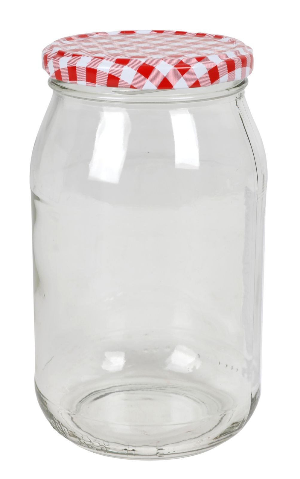 BURI Einmachglas Einmachglas 900ml Vorratsglas Einweckglas Konservenglas Schraubdeckel, Glas