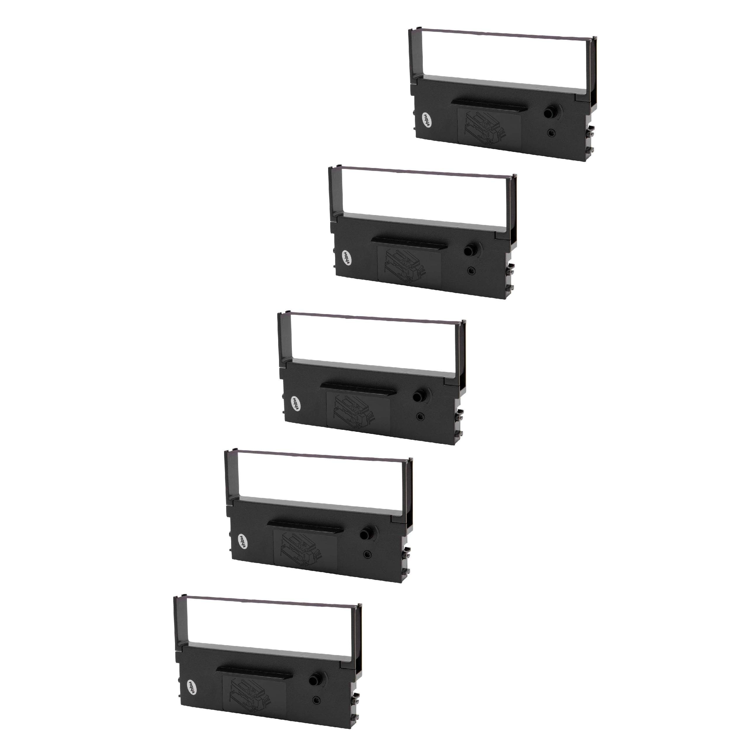 vhbw Beschriftungsband passend für Sharp S 10, UP 650, UP 600, ER-A 470, ER-A 460, ER-A 450 | Beschriftungsbänder